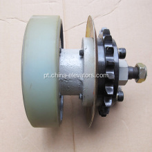 Conjunto de unidade com rolo 141mm / 158mm para escadas rolantes de Hitachi